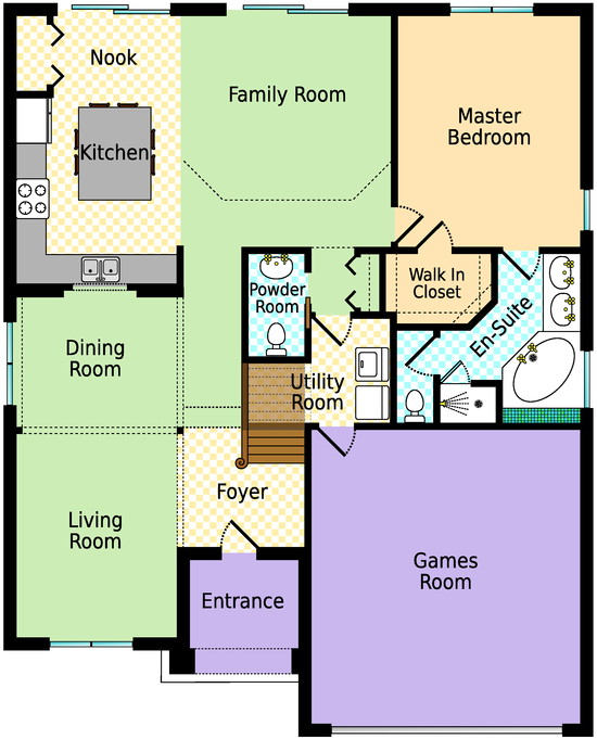 Emerald Island Orlando Villa Floor Plan